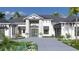 Stunning two-story home with a modern design and attractive landscaping at 1800 Webber St, Sarasota, FL 34239