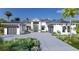 Stunning two-story home with a modern design and attractive landscaping at 1800 Webber St, Sarasota, FL 34239