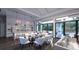 Modern kitchen with island and breakfast bar at 1800 Webber St, Sarasota, FL 34239