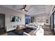 Open living space with kitchen and high ceilings at 1800 Webber St, Sarasota, FL 34239