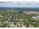 Wide aerial view of the neighborhood, showing proximity to schools at 4527 S Lockwood Ridge Rd, Sarasota, FL 34231