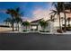 Beachfront pavilion with seating, offering shade and ocean views at 4350 Chatham Dr # E307, Longboat Key, FL 34228