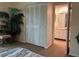 Bedroom with large closet and bathroom access at 4480 Ironwood Cir # 308A, Bradenton, FL 34209