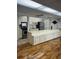 Community kitchen with appliances and a serving counter at 4480 Ironwood Cir # 308A, Bradenton, FL 34209