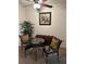 Small breakfast nook with a table and two chairs at 4480 Ironwood Cir # 308A, Bradenton, FL 34209