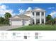 Home exterior with white siding and aqua shutters at 2605 Waterfront Cir, Sarasota, FL 34240