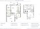 Two-story home floor plan, 3-car garage, pool, covered lanai at 2605 Waterfront Cir, Sarasota, FL 34240