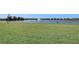 Expansive lake view with fountain from grassy backyard at 2605 Waterfront Cir, Sarasota, FL 34240