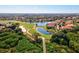 Aerial view of the community and golf course at 10115 Day Lily Ct, Bradenton, FL 34212