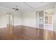 Primary bedroom with sliding doors leading to the patio at 10115 Day Lily Ct, Bradenton, FL 34212