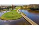 Elevated view of golfers on the course at 10115 Day Lily Ct, Bradenton, FL 34212
