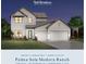 Two-story modern home with a three-car garage at 2625 Waterfront Cir, Sarasota, FL 34240