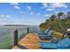 Expansive dock with seating, offering serene water views at 7147 La Lenaire Dr, Longboat Key, FL 34228