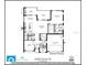 First floor plan showing open concept living space at 2226 Grove St, Sarasota, FL 34239