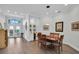 Elegant dining room with hardwood floors and built-in cabinetry at 4701 50Th W Ave, Bradenton, FL 34210