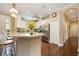 Kitchen with granite countertops, stainless steel appliances, and an island at 13202 Torresina Ter, Bradenton, FL 34211