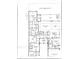 Floor plan of a 3 bedroom, 3 bath home with 2 car garage and optional extended patio at 5209 Lake Overlook Ave, Bradenton, FL 34208