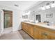 Double vanity bathroom with soaking tub and shower at 219 81St St, Holmes Beach, FL 34217