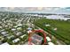 Aerial view showcasing property location and neighborhood at 219 81St St, Holmes Beach, FL 34217