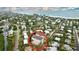 Beachfront property with ocean views and lush landscaping at 219 81St St, Holmes Beach, FL 34217