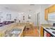 Kitchen with view of dining area and living room at 4850 51St W St # 4204, Bradenton, FL 34210