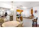 Kitchen with wood cabinets and breakfast bar at 4850 51St W St # 4204, Bradenton, FL 34210