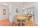 Dining area with round table and four chairs at 4850 51St W St # 4204, Bradenton, FL 34210