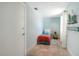 Cozy, beach-themed bedroom with tiled floor and modern lighting at 506 69Th St, Holmes Beach, FL 34217