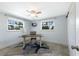 Bright and functional office space with natural light, providing an ideal environment for productivity and focus at 506 69Th St, Holmes Beach, FL 34217