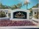 Serene community entrance sign, welcoming residents and guests at 5146 Northridge Rd # 201, Sarasota, FL 34238
