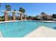 Large community pool with a pool house and playground views at 11415 52Nd E Ct, Parrish, FL 34219