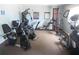 Fitness center featuring a variety of cardio and strength training equipment at 2323 Waterbluff Pl # V314, Sarasota, FL 34231