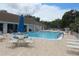 Relax by the refreshing community pool with seating and umbrellas at 2323 Waterbluff Pl # V314, Sarasota, FL 34231