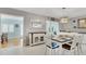 Elegant dining room features a white table and charming decor at 2323 Waterbluff Pl # V314, Sarasota, FL 34231