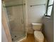 Bathroom with a shower stall and toilet at 2501 Beneva Rd # 8, Sarasota, FL 34232