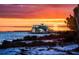 House on stilts at sunset at 108 Tern Dr, Anna Maria, FL 34216