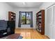 Home office with hardwood floors and large window at 4714 Elder Berry Dr, Sarasota, FL 34241