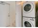 Stackable washer and dryer in a convenient closet at 1558 4Th St # 210, Sarasota, FL 34236
