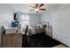 Bedroom featuring a desk, chair, and built-in wardrobe at 335 Gris Sky Ln, Bradenton, FL 34212