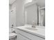 Bathroom with a tub and shower combination and a white vanity at 7016 Foxboro Way, Nokomis, FL 34275