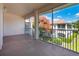 Relaxing screened balcony with tranquil view at 4244 Central Sarasota Pkwy # 725, Sarasota, FL 34238