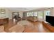 Spacious living room featuring hardwood floors at 191 Palm Air Dr, Osprey, FL 34229