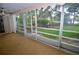 Spacious screened porch with view of the garden at 6101 34Th W St # 1E, Bradenton, FL 34210