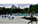 Refreshing community pool with ample seating for residents at 6101 34Th W St # 1E, Bradenton, FL 34210