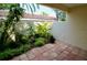 Well-maintained garden with tropical plants at 6101 34Th W St # 1E, Bradenton, FL 34210