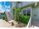 Exterior view showing stairs and landscaping at 2002 Bal Harbor Blvd # 1311, Punta Gorda, FL 33950