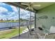 Relaxing screened patio overlooking the canal at 2002 Bal Harbor Blvd # 1311, Punta Gorda, FL 33950