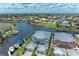 Bird's-eye view of waterfront community with boat docks at 2002 Bal Harbor Blvd # 1311, Punta Gorda, FL 33950
