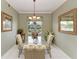 Bright dining room with glass table and water view at 2002 Bal Harbor Blvd # 1311, Punta Gorda, FL 33950