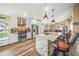Modern kitchen with stainless steel appliances and breakfast nook at 5201 Highbury Cir, Sarasota, FL 34238